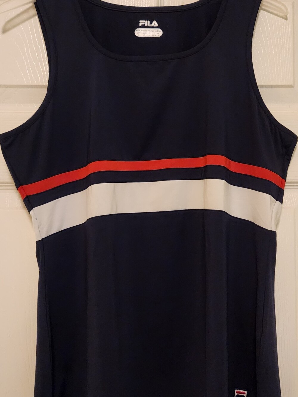 FILA Deep Navy Scoop Neck Tank